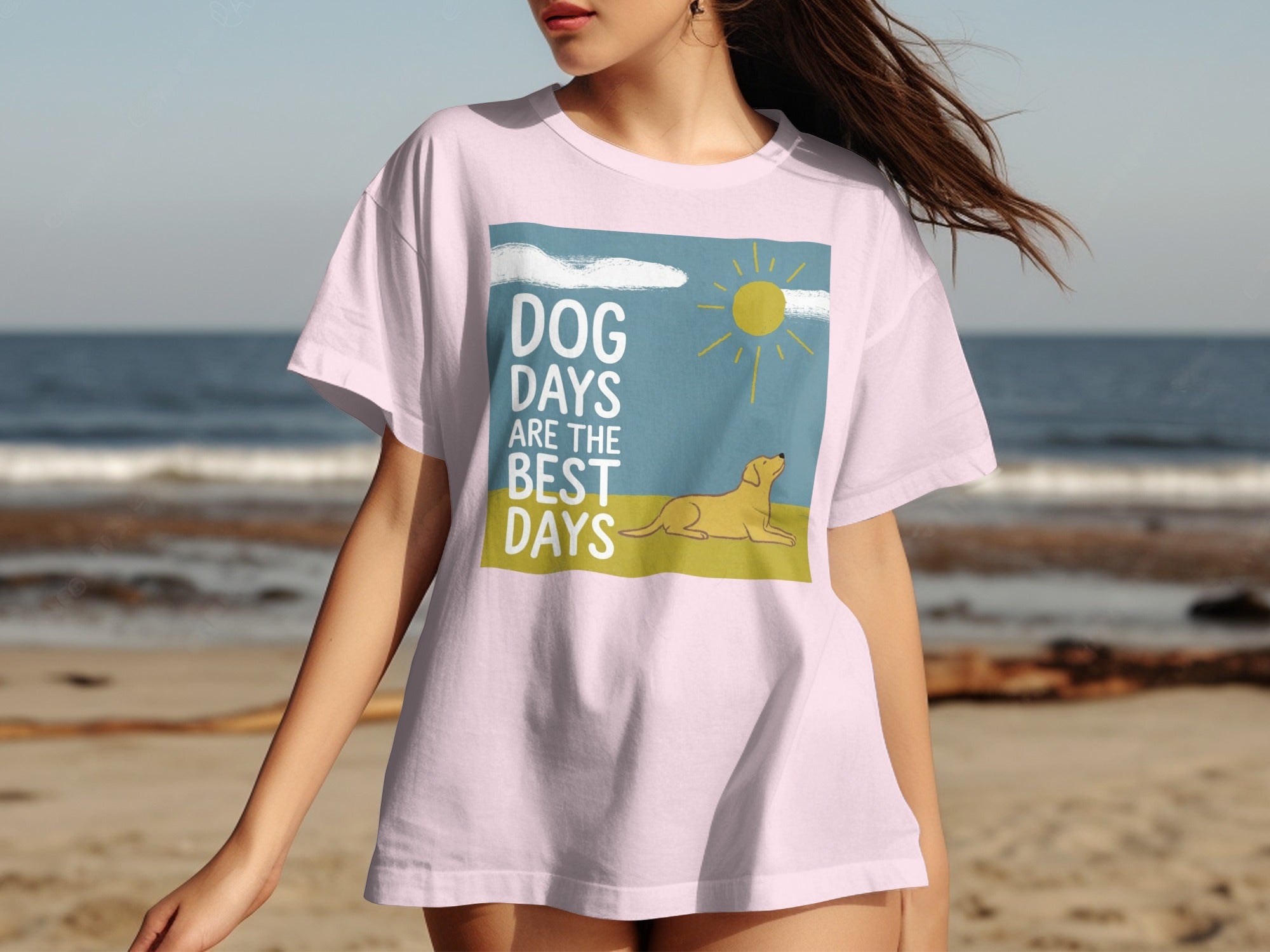 Dog Days Are The Best Days Graphic T-Shirt