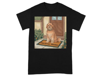FurEver Home with Dog Illustration T-Shirt product type