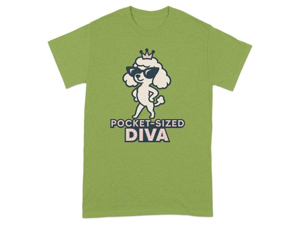 Pocket-Sized Diva Graphic Print T-shirt Product