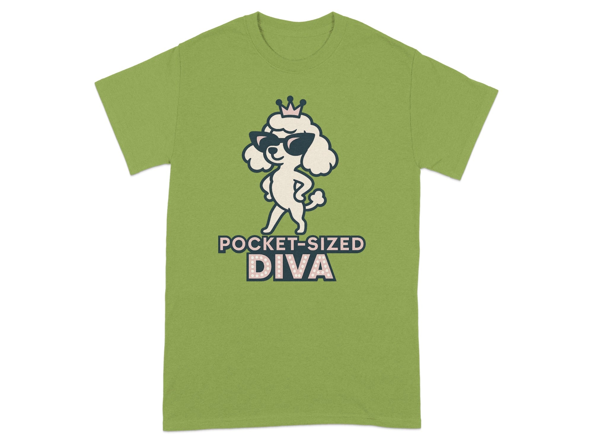 Pocket-Sized Diva Graphic Print T-shirt Product