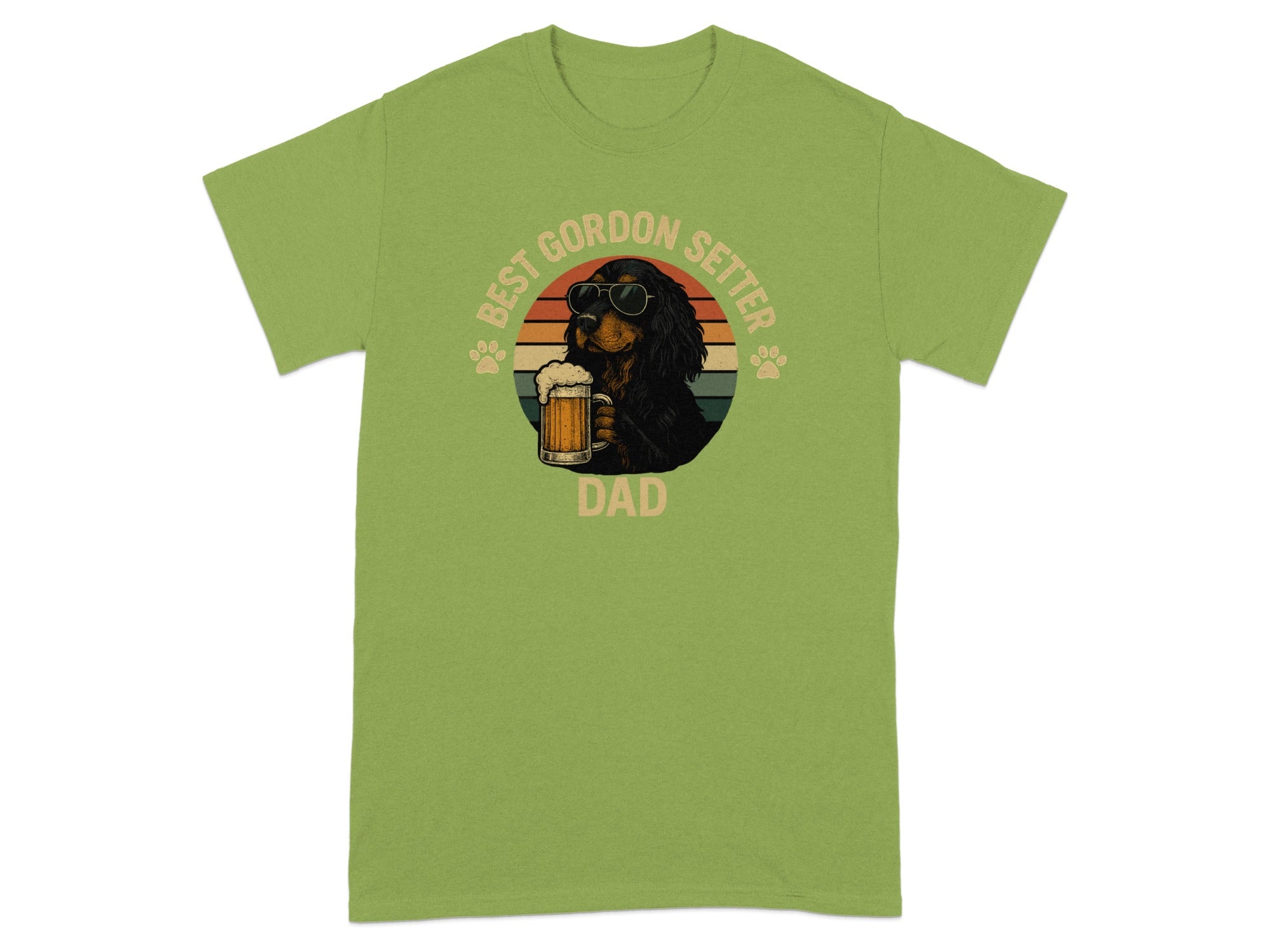 Best Gordon Setter Dad Graphic T-Shirt for Dog Lovers