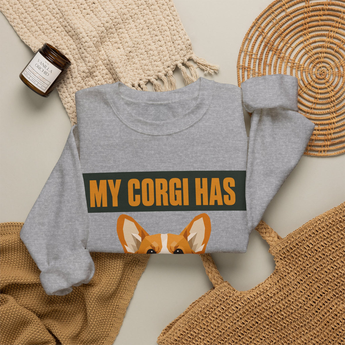 My Corgi Has Loud Opinions Sweatshirt