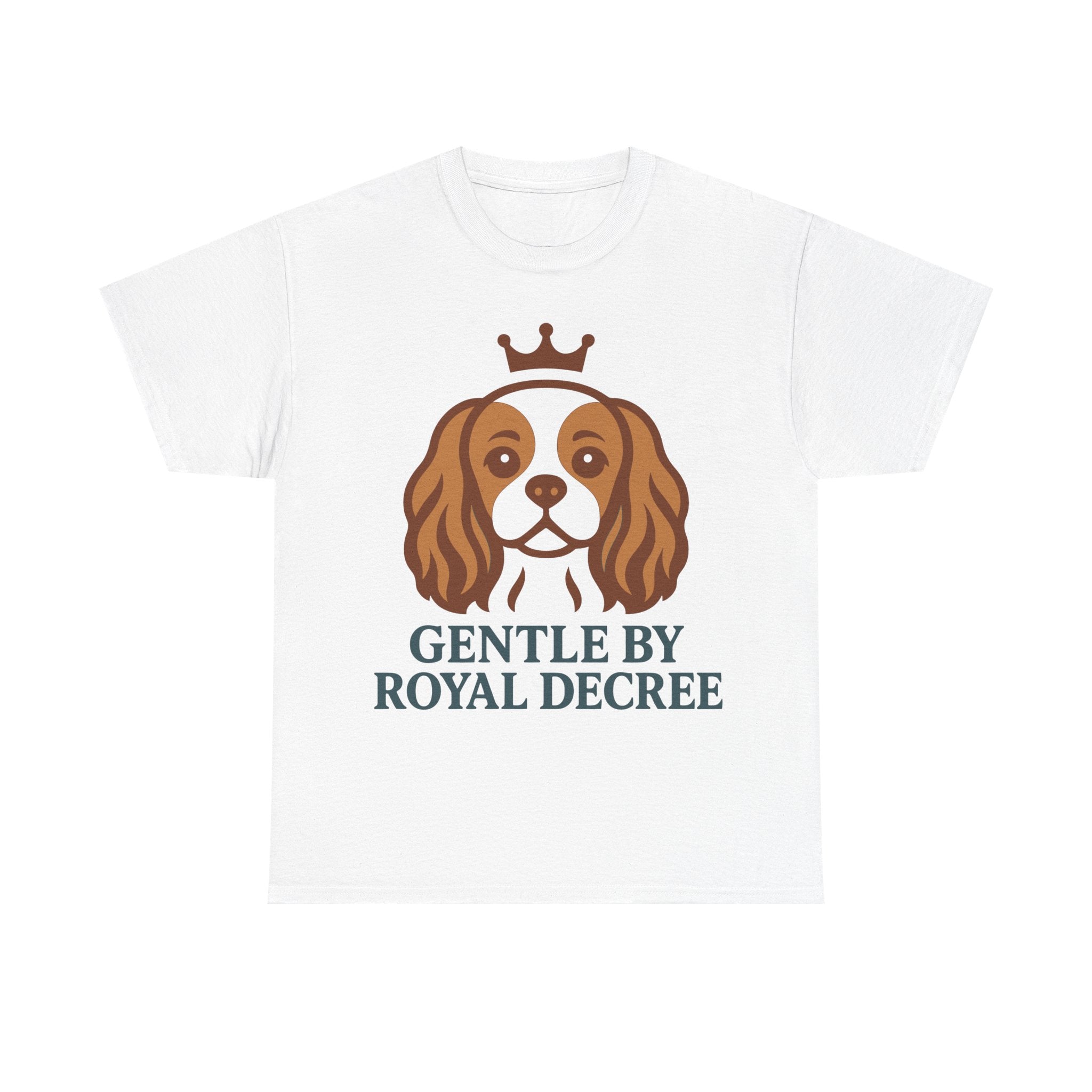 Cavalier King Charles Spaniel 'Gentle by Royal Decree' T-Shirt