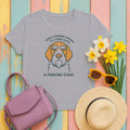 Spinone Italiano A Piercing Stare Tee in Athletic Heather