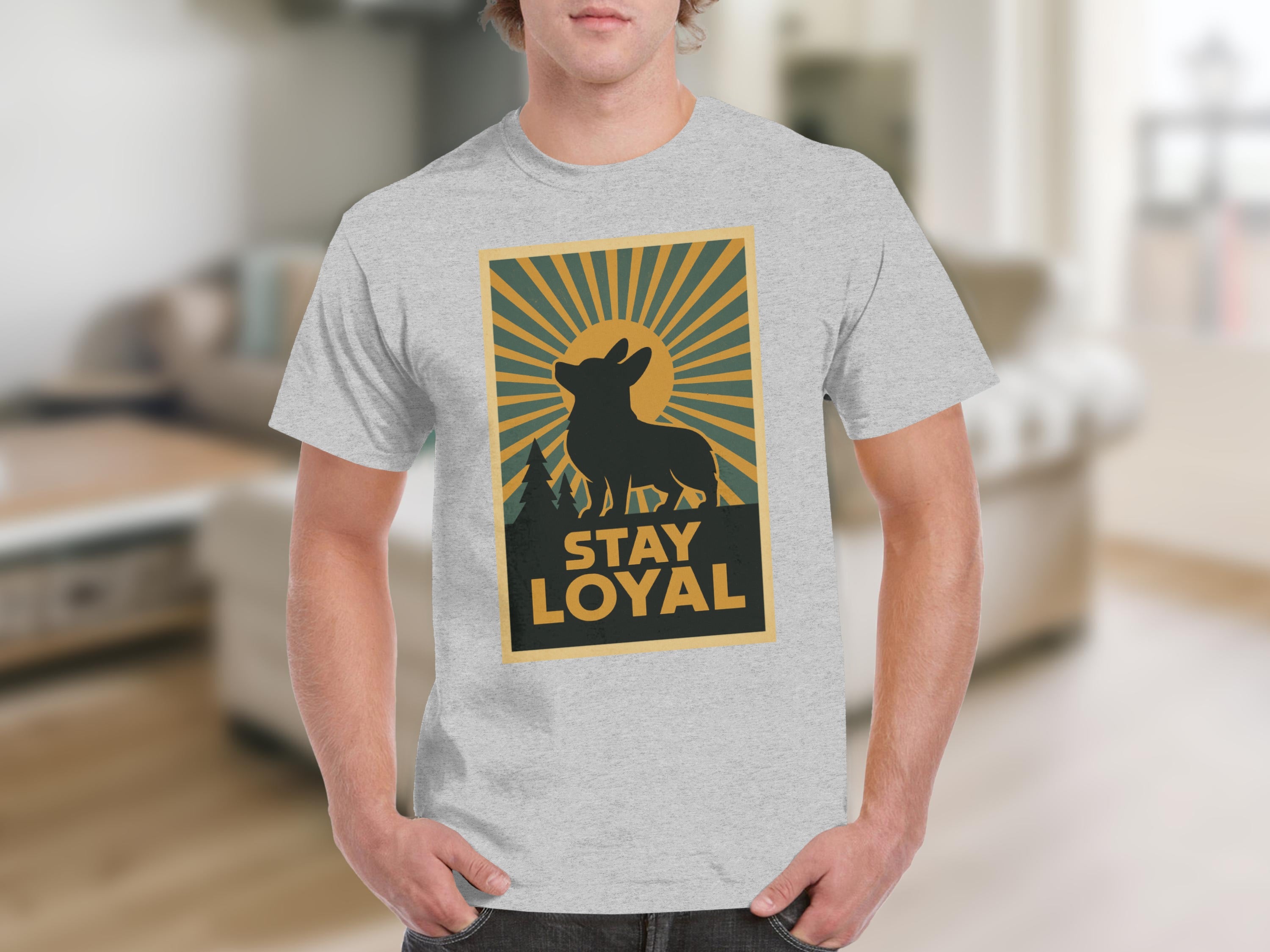 Stay Loyal Graphic Tee Shirt Casual Apparel