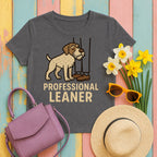 german wirehaired pointer professional-leaner tee flat lay hero