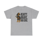 Beauty. Brave. Bird Sense. Gordon Setter T-Shirt