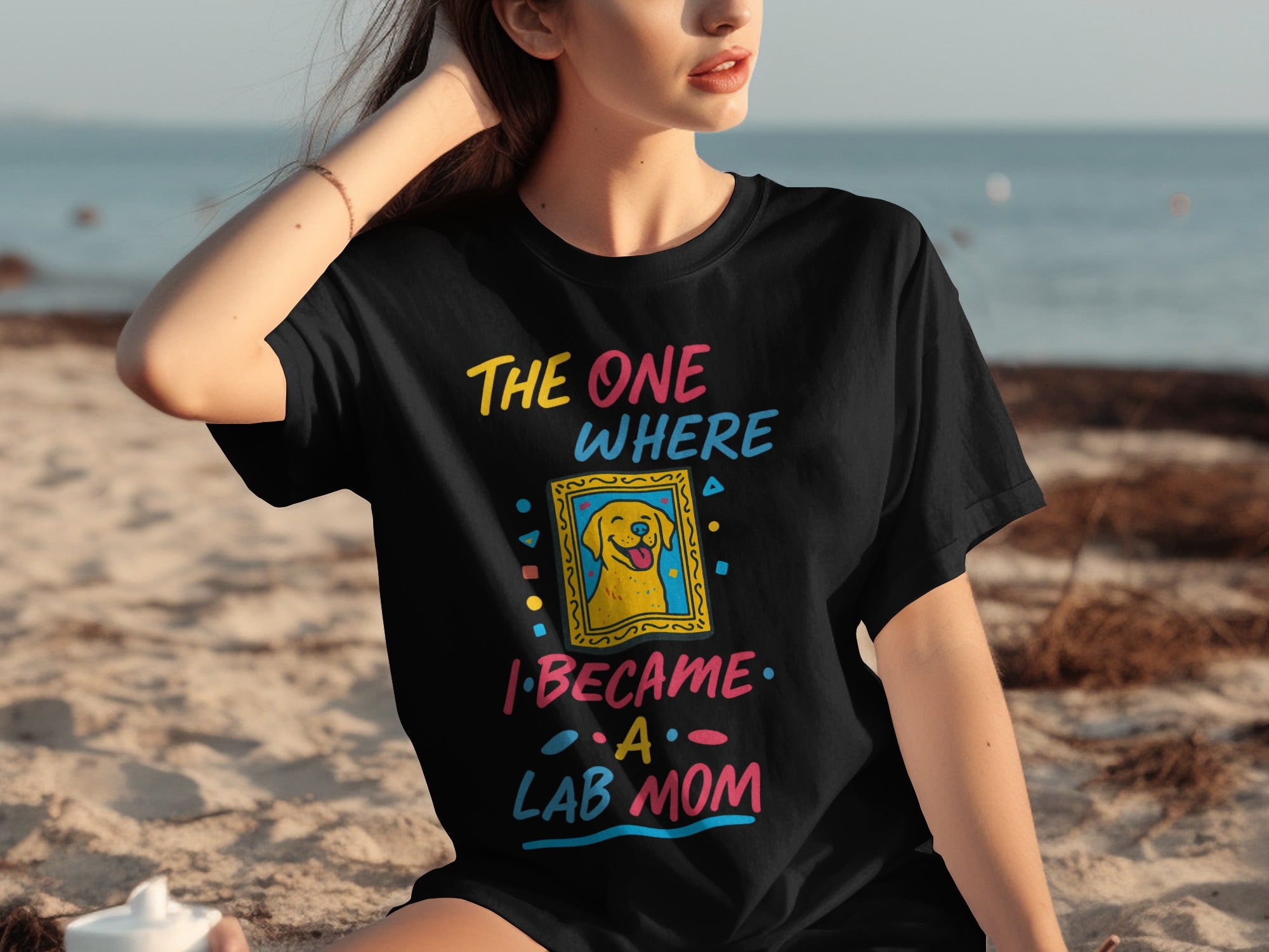 The One Where I Became A Lab Mom Graphic T-shirt