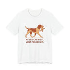 Bracco Italiano Never Chews It Tee