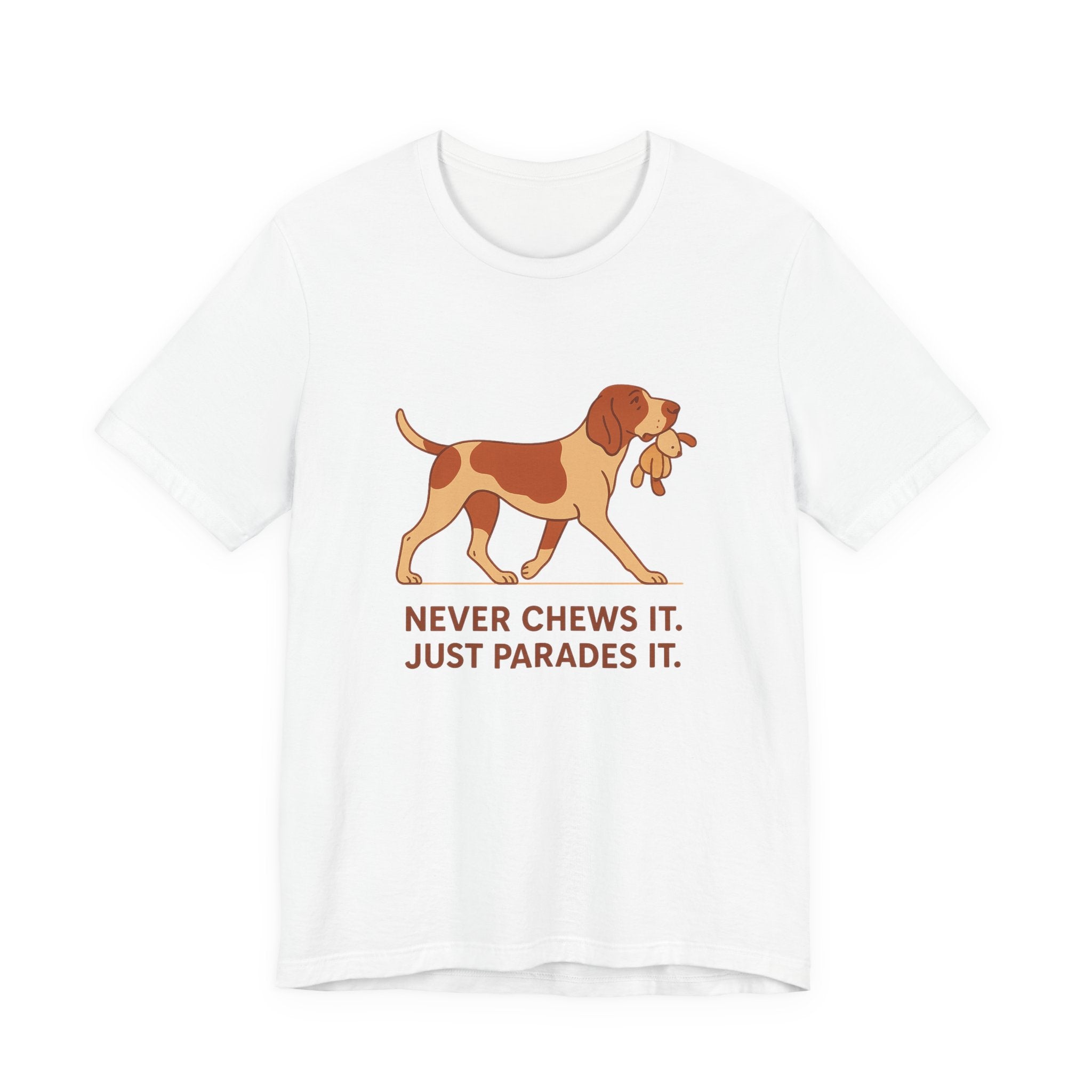 Bracco Italiano Never Chews It Tee