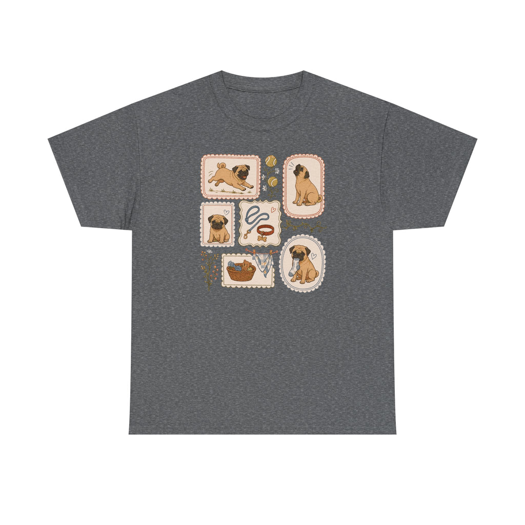 Cute Pug Dog Collage T-Shirt