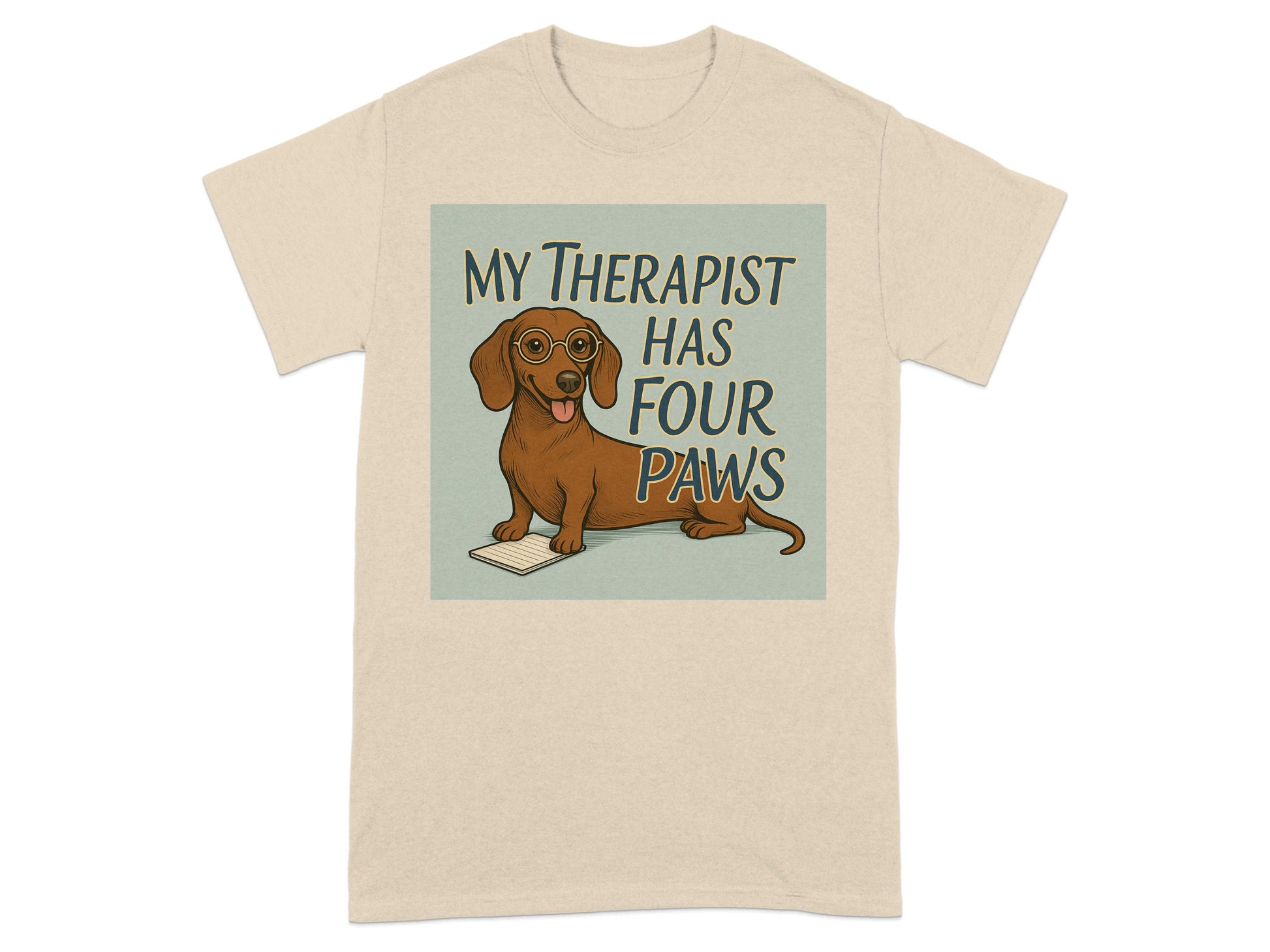 My Therapist Has Four Paws Print T-shirt product