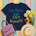 Lab Motto T-Shirt in Navy