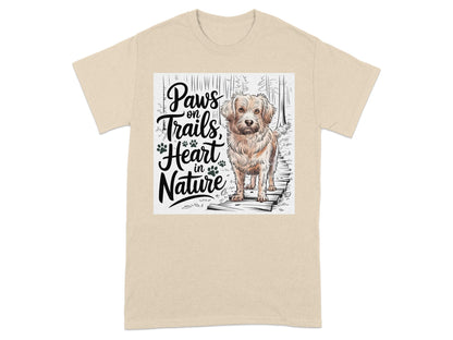 Paws on Trails Heart in Nature Graphic T-shirt product type