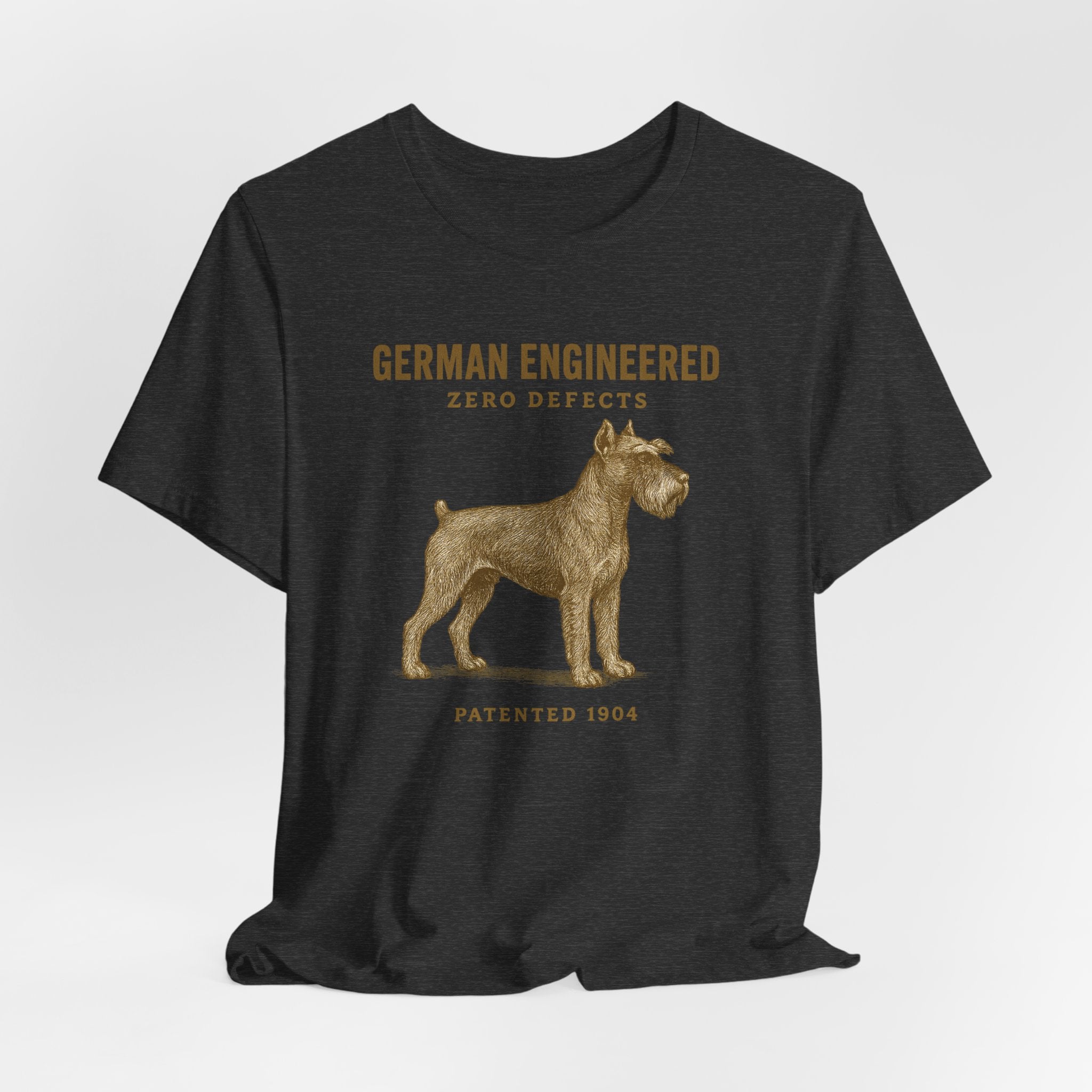 German Engineered Zero Defects Schnauzer T-Shirt
