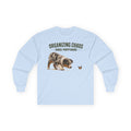Organizing Chaos Aussie Long Sleeve Tee in Light Blue
