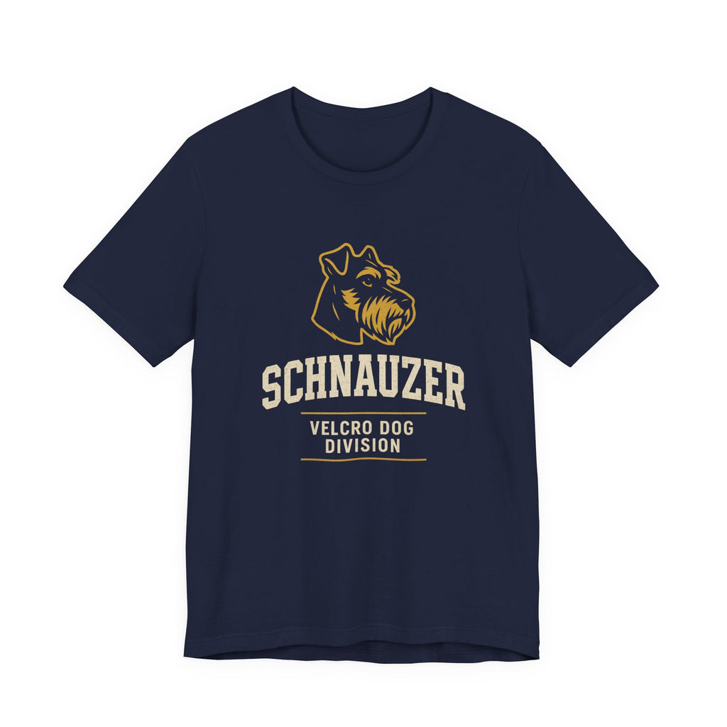 Schnauzer Velcro Dog Division T-Shirt