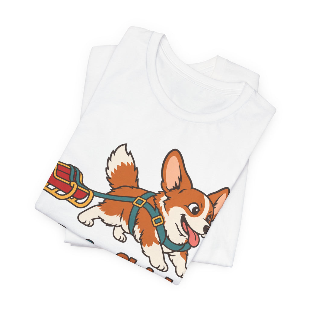 One Dog Open Sleigh Corgi T-Shirt