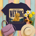 Professional Golden Retriever T-Shirt in Blackberry