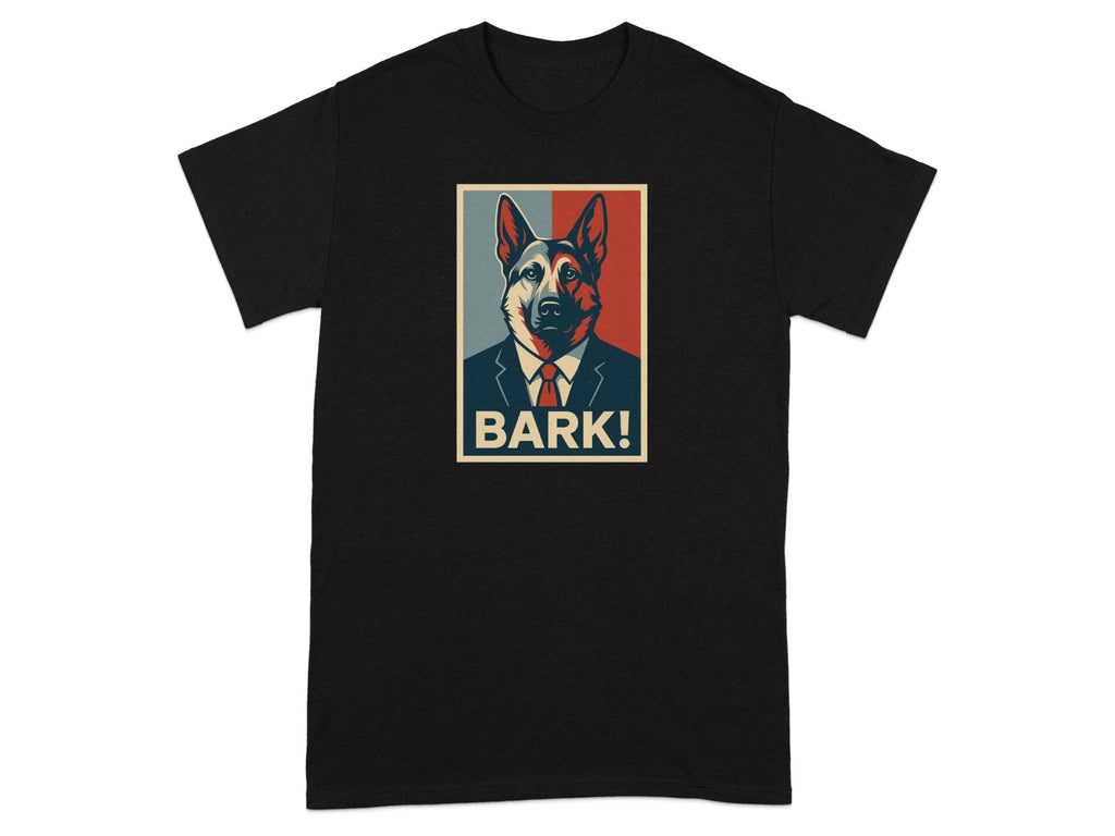 BARK Graphic Design Suit Dog Parody Fun Apparel Product
