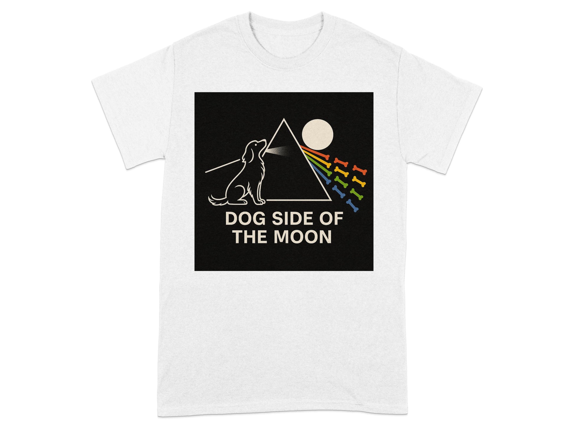 Dog Side of the Moon Graphic Print T-Shirt product