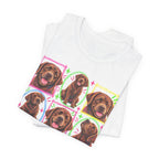 Neon Chocolate Labrador Collage T-Shirt