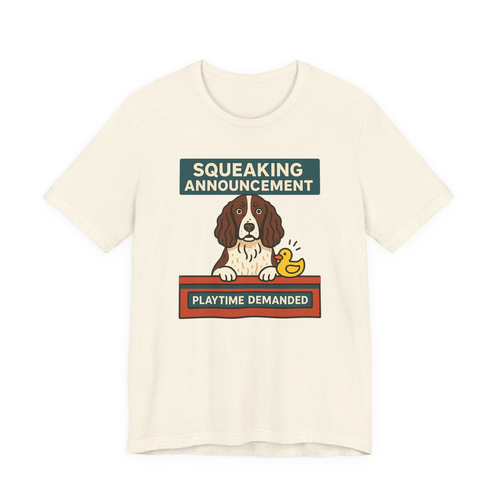 Springer Squeaking Announcement Tee