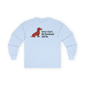 Dachshund Said No Long Sleeve Tee in Light Blue