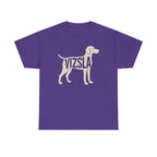 Elegant Vizsla Silhouette T-Shirt
