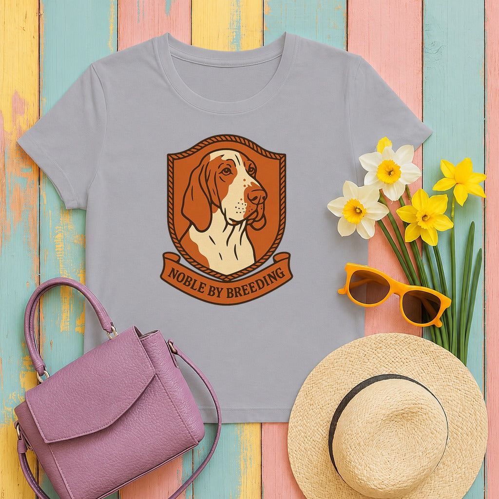 Bracco Italiano Noble by Breeding Tee in Athletic Heather
