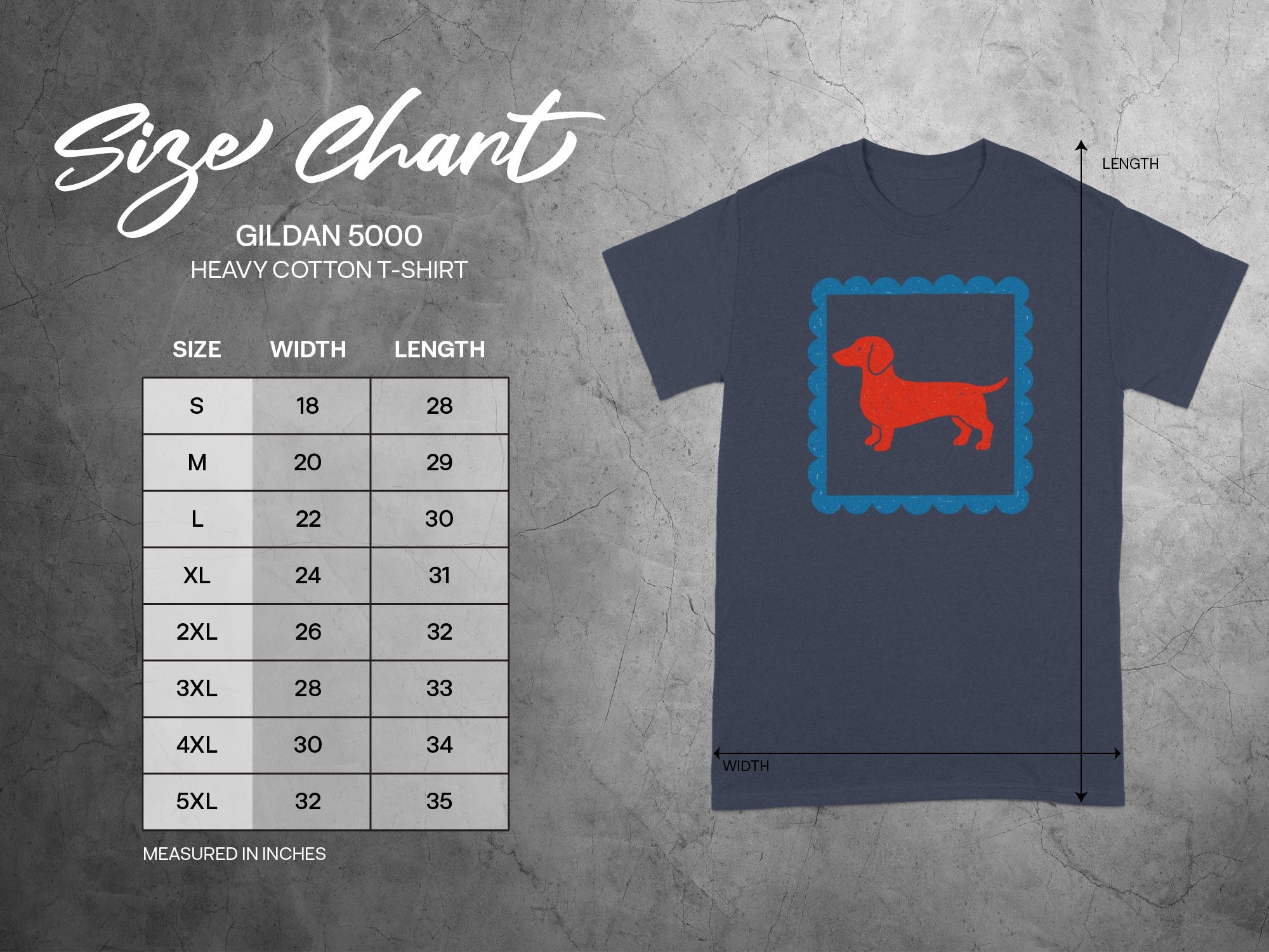 Fashionable T-shirt With Adorable Dachshund Design