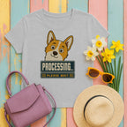 migbackfill the-corgi-processing-t-shirt tee flat lay hero v8
