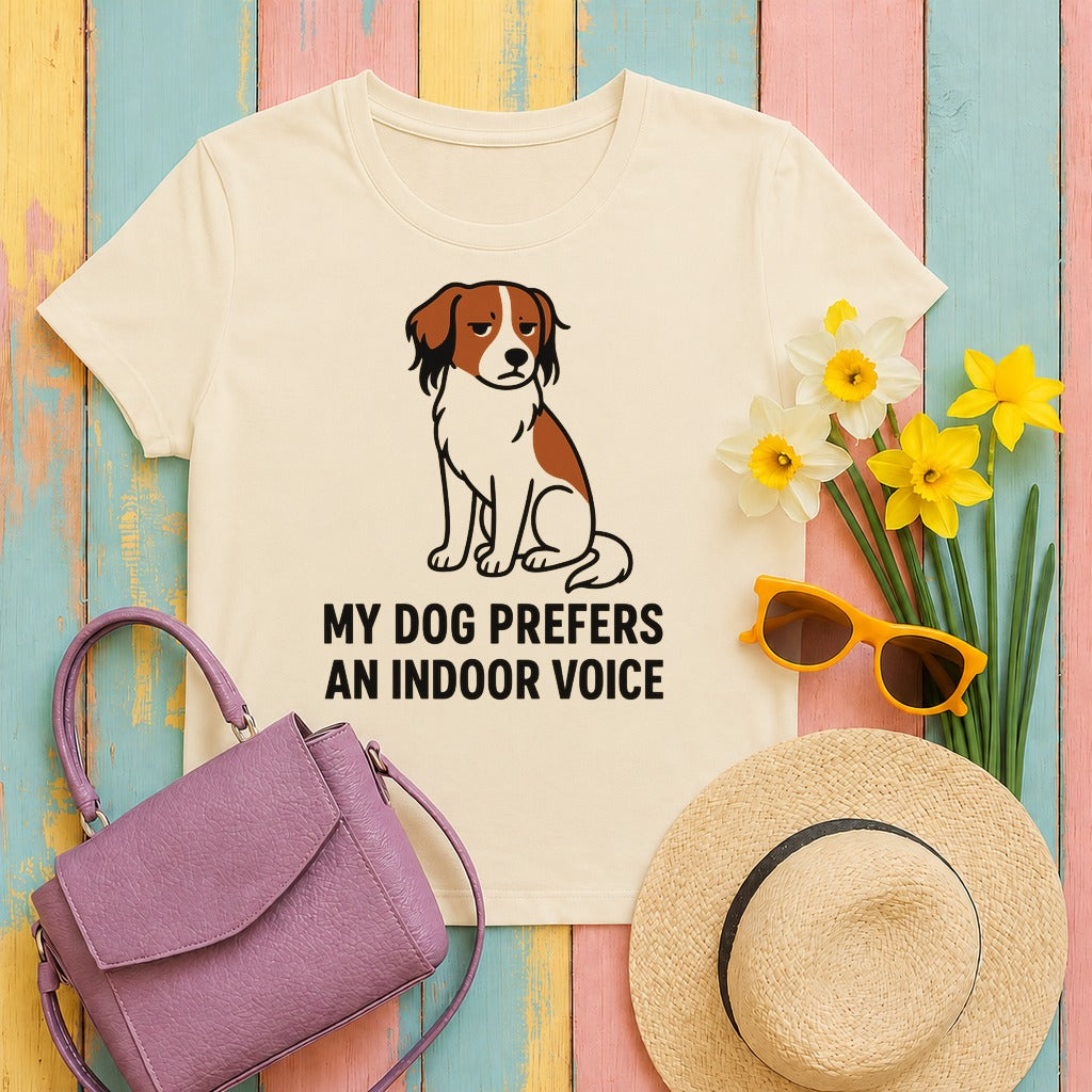 Kooikerhondje Prefers An Indoor Voice Tee