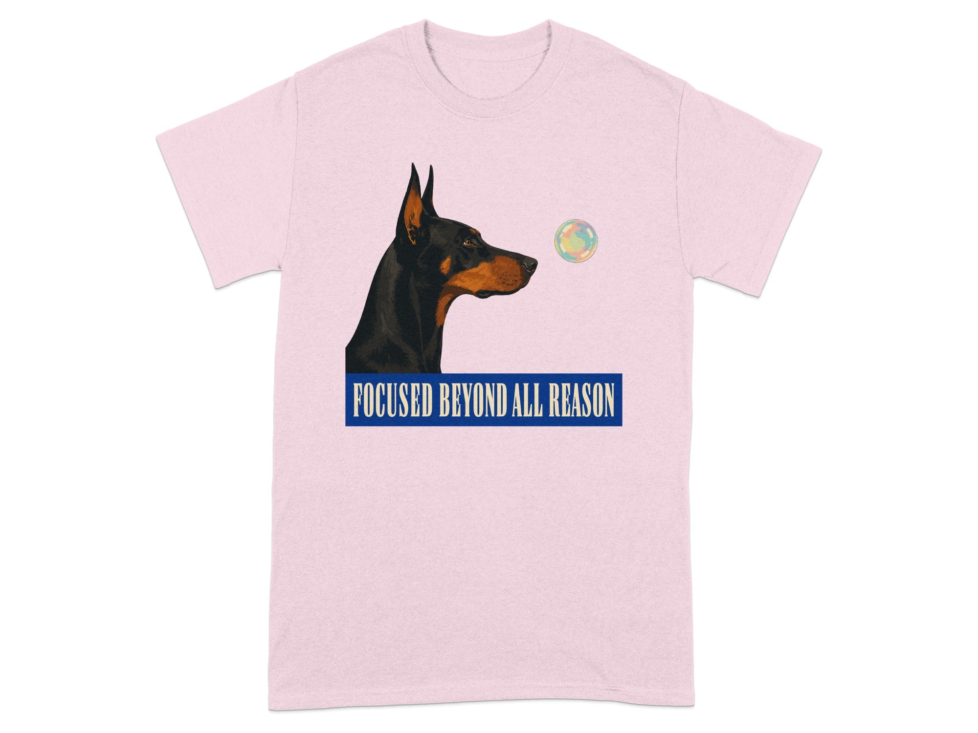 Focused Beyond Reason Doberman T-shirt