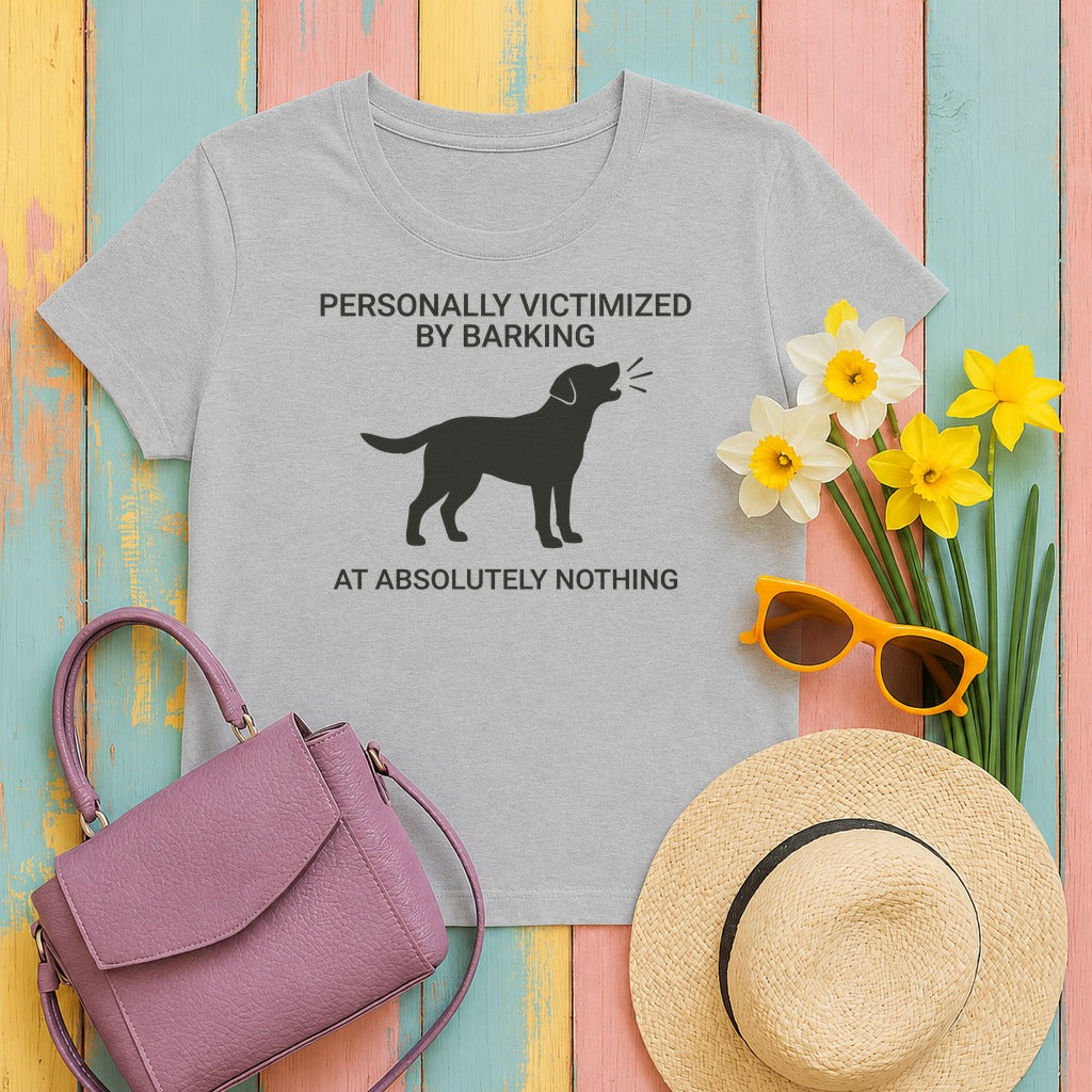 Victimized By Barking Dog T-Shirt in Sport Grey