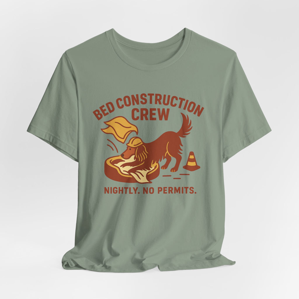 Irish Setter Bed Construction Crew Tee