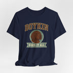 Boykin Spaniel Does It All Varsity Tee