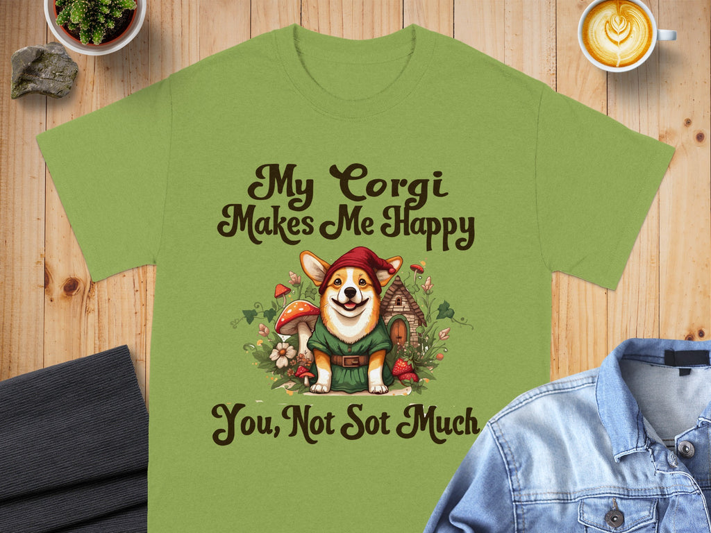 My Corgi Makes Me Happy You Not So Much product
