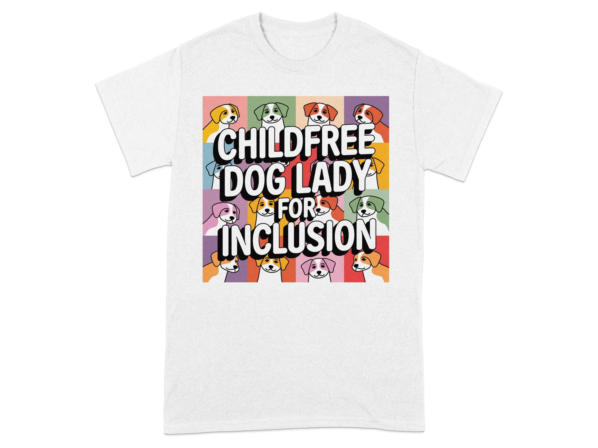 Childfree Dog Lady For Inclusion T Shirt product