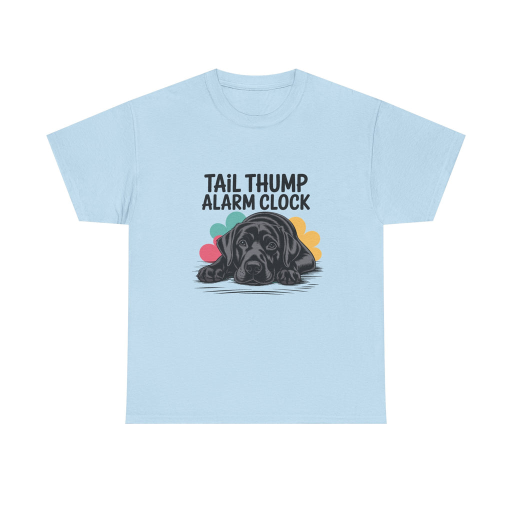 Tail Thump Alarm Clock Black Lab T-Shirt