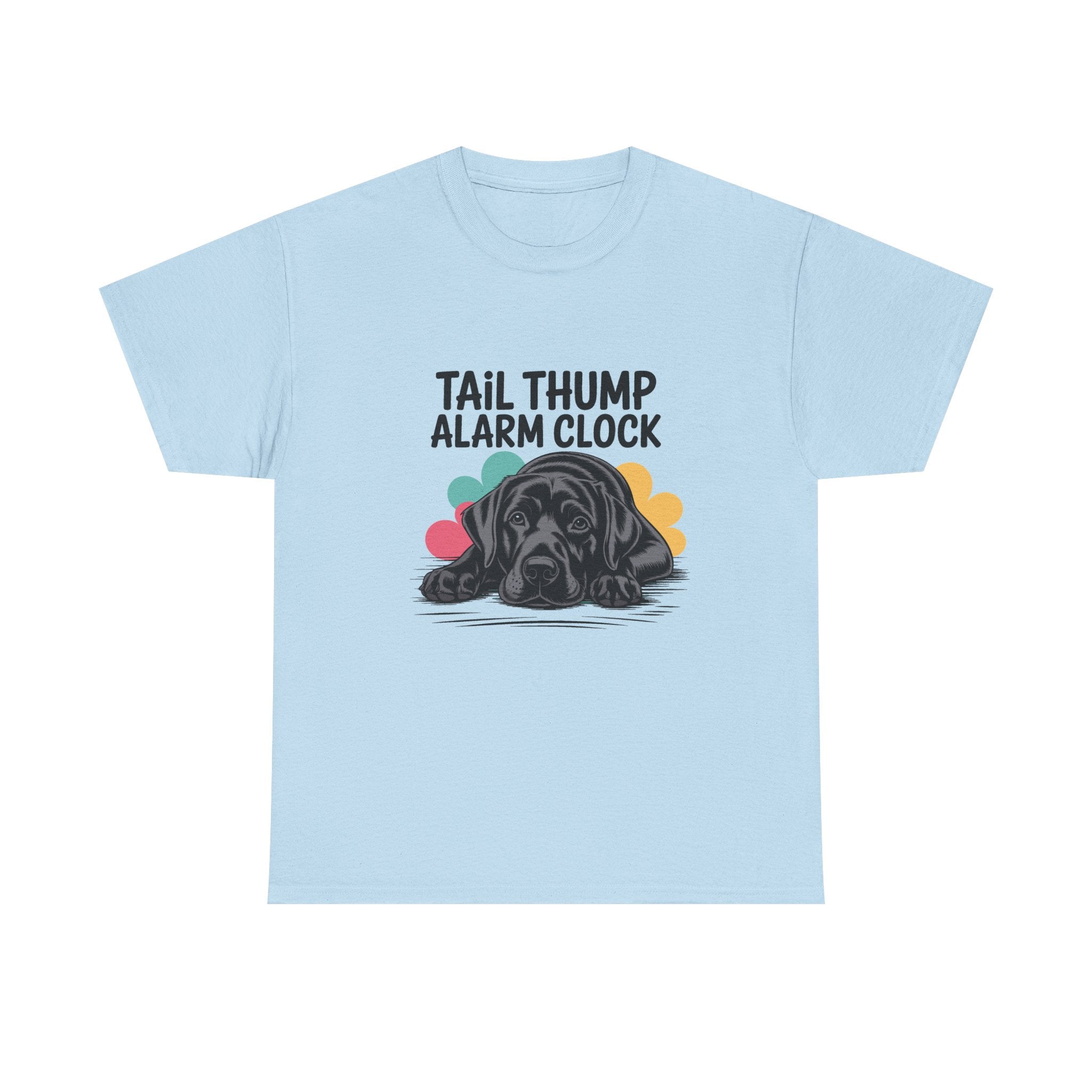 Tail Thump Alarm Clock Black Lab T-Shirt