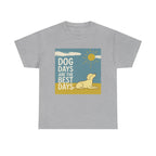 Dog Days Are the Best Days Yellow Labrador Retriever T-Shirt