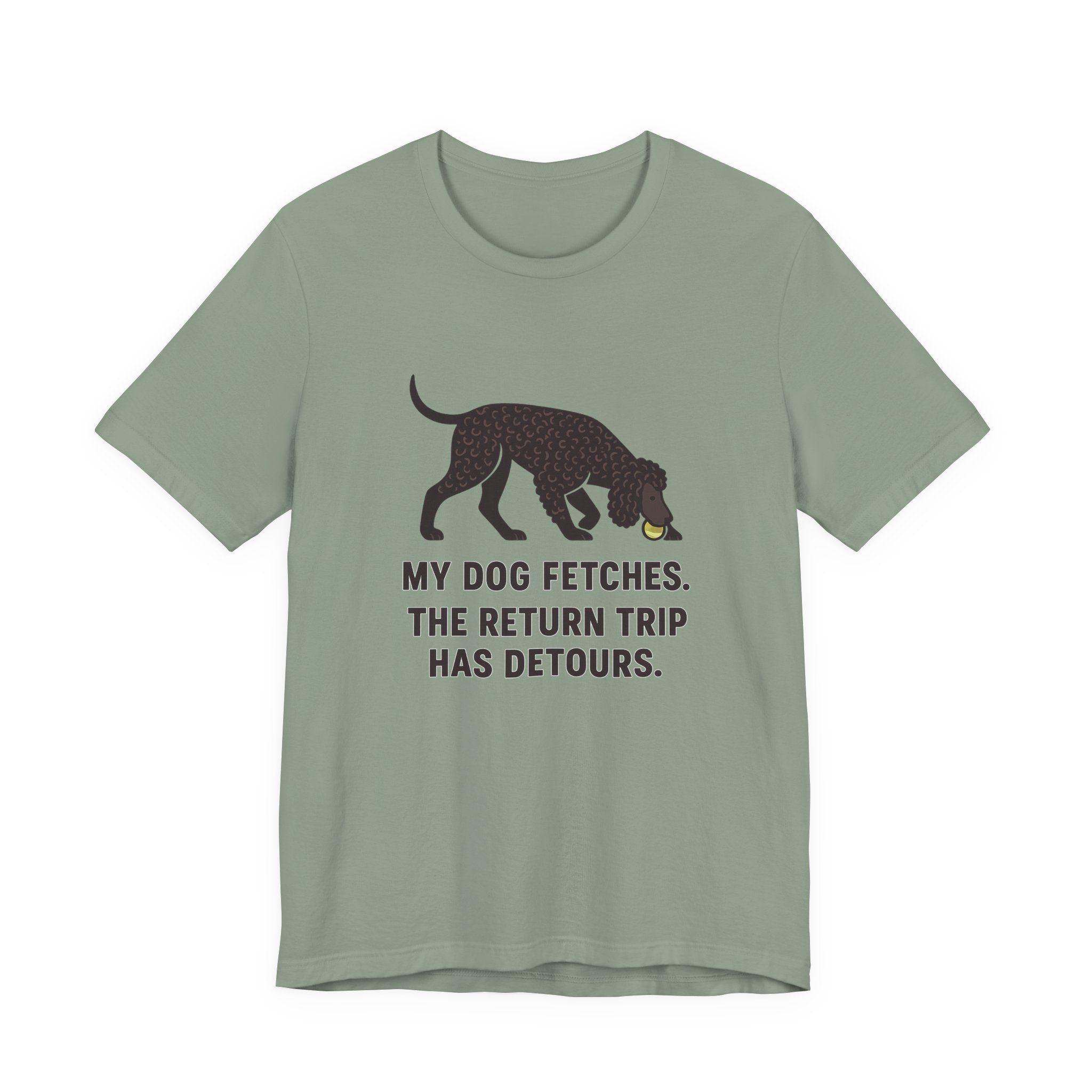 Irish Water Spaniel Return Trip Has Detours Tee