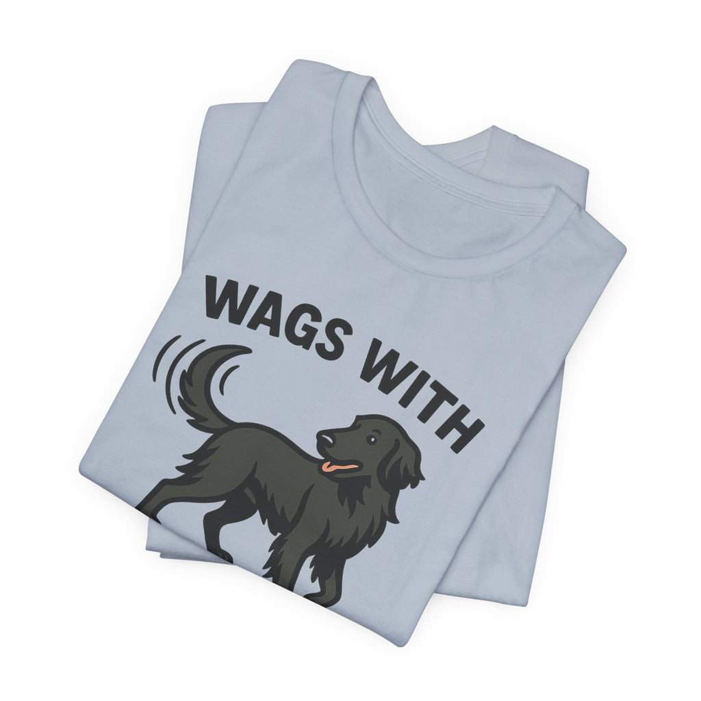 Flat-Coat Wags With Entire Body Tee