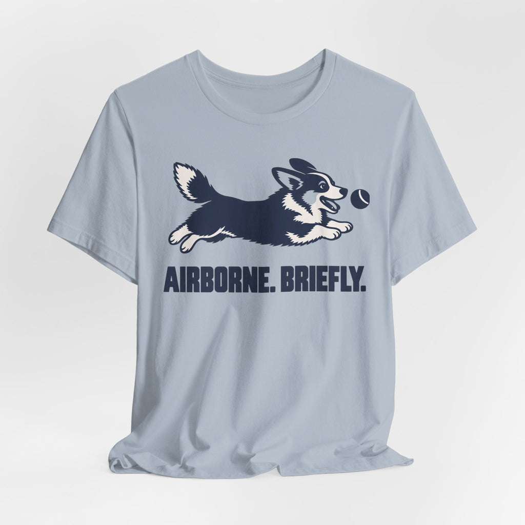 Airborne Briefly Corgi T-Shirt