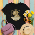Wirehaired Pointing Griffon Scruffy Scholar Society T-shirt in Black