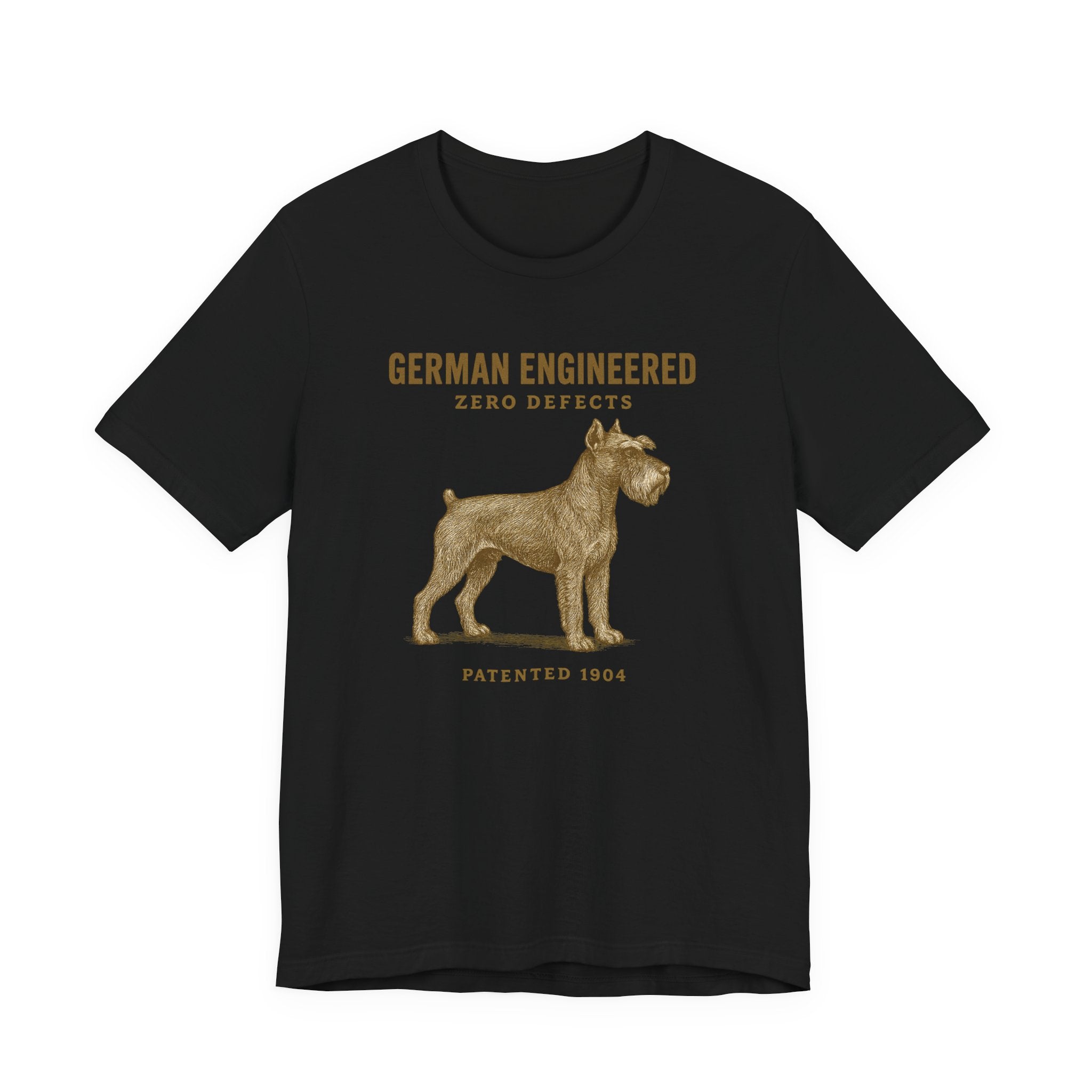 German Engineered Zero Defects Schnauzer T-Shirt