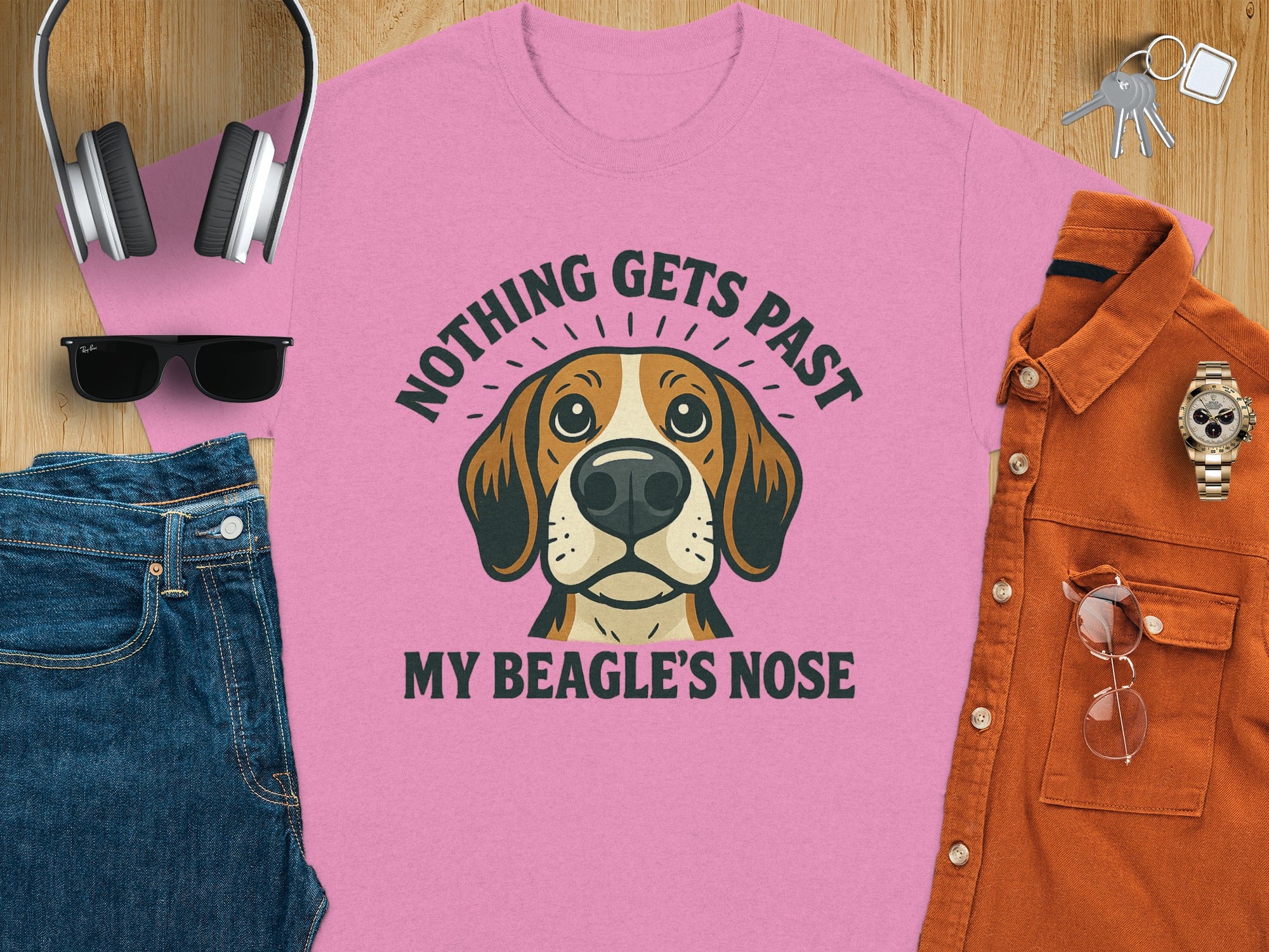 Nothing Gets Past My Beagle's Nose T-shirt