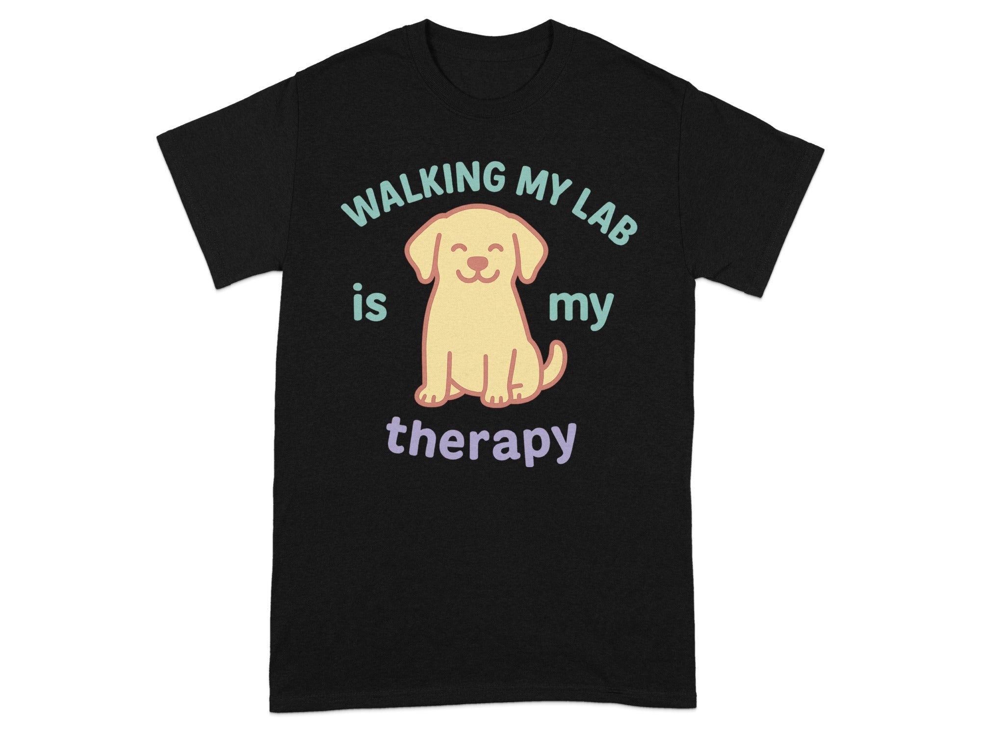 Walking My Lab Is My Therapy T-Shirt