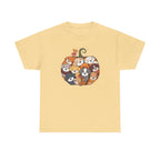 Dogs in Pumpkin Pile Autumn Festive Season Graphic T-Shirt